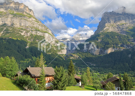 スイス、グリンデルワルトの風景 56847868