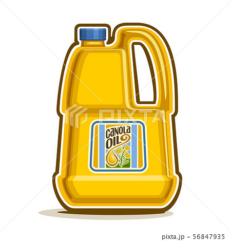 Vector big Bottle for Canola Oil 56847935