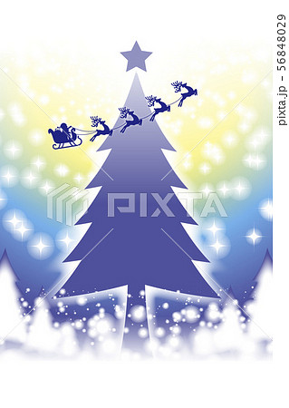ベクターイラスト背景 クリスマスカード メッセージカード 宣伝広告ポスター ツリー 樅の木 無料素材のイラスト素材