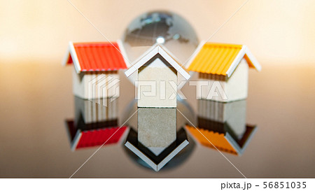 Global real estate or property investment concept Global real estate or property investment concept 56851035