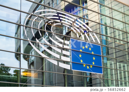 European Parliament building in Brussels, Belgium European Parliament building in Brussels, Belgium 56852662