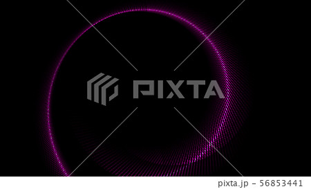 CGパーティクル　レーザーで発行するらせん状のパーティクルに 56853441