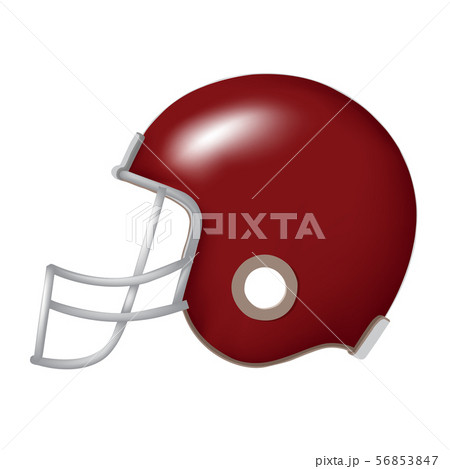 Side View Of Red Football Helmetのイラスト素材 Side View Of Red Football Helmetのイラスト素材
