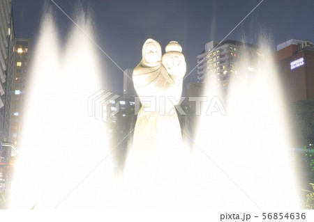 山下公園　水の守護神と噴水 56854636