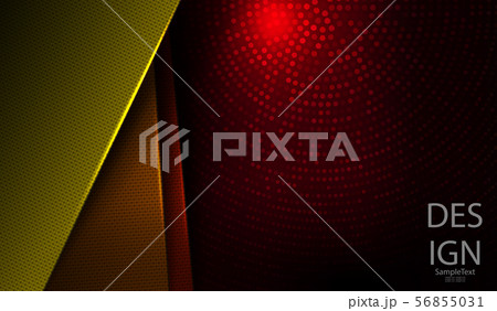 Geometric dark red design with colorful textured frames and glitter 56855031