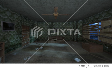 ホラーハウスのイラスト素材