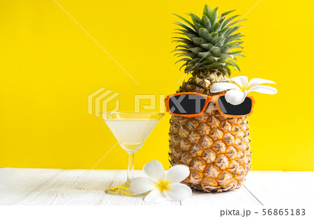 Summer in the party. Hipster Pineapple Fashion Summer in the party. Hipster Pineapple Fashion 56865183