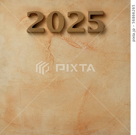 数字　2025  2025年　西暦　背景素材 56866265