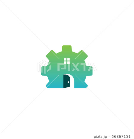 gear logo design industrial icon element 56867151