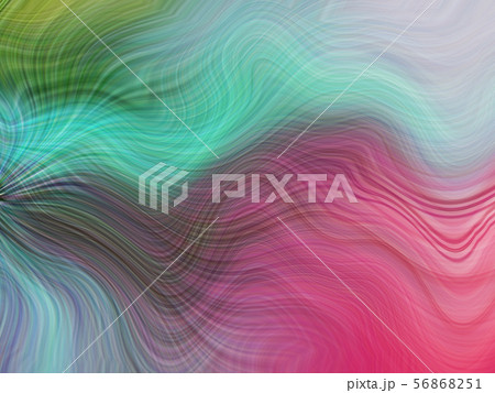 Abstract psychedelic soft thin lines fibers soft shapes vibrant background 56868251