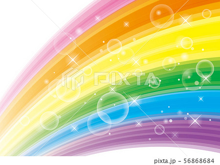 虹色のグラデーション背景 56868684