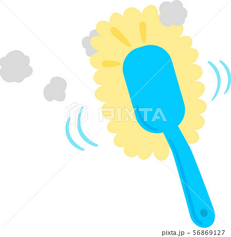 埃と埃取りのモップ 56869127