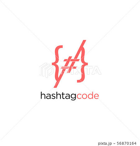 Code Programmer Logo Design Vector Illustrationのイラスト素材