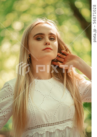 cute blond girl 56871028
