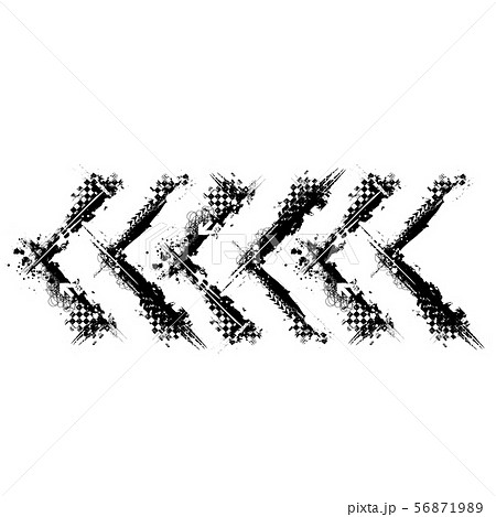Grunge black tire race arrow 56871989