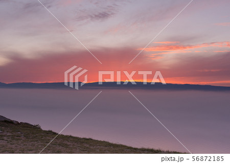 view of the gorgeous sunset from the island of 56872185