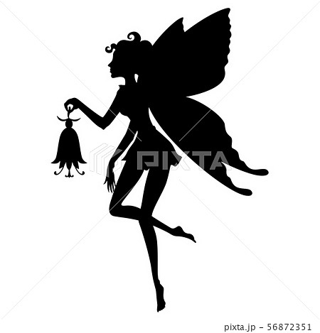 Fairy Girl Silhouette Fairy Girl Silhouette 56872351