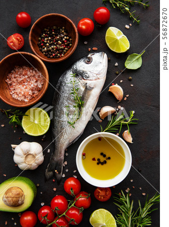 Fresh fish dorado Fresh fish dorado 56872670