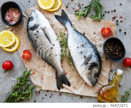 Fresh fish dorado 56872871