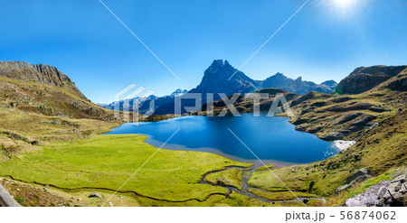 view of the mountain of Pic Du Midi Ossau, France, 56874062