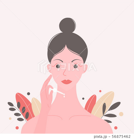 Skin care illustration. 56875462