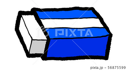 素材 文房具 筆記具 学校 授業 消ゴム けしゴムのイラスト素材