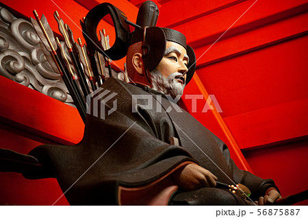 Kanda Myojin Shrine god guard statue in Tokyo Kanda Myojin Shrine god guard statue in Tokyo 56875887