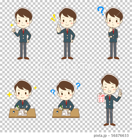 Boy student blazer study set Boy student blazer study set 56876633