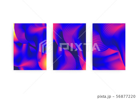 Universal Gradient geometric Posters set  56877220