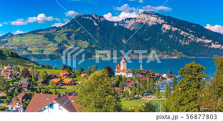 Spiez Church and Castle, Switzerland 56877803