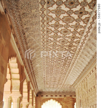 インド　アンベール城 56877980