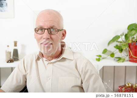 Portrait of handsome mature man 56878151