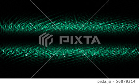 CGパーティクル　レーザーで発行するらせん状のパーティクルに 56879214