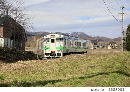 石狩月形駅にて、キハ40形気動車(402) 石狩月形駅にて、キハ40形気動車(402) 56880054