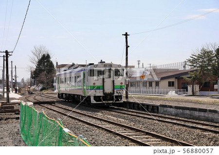 石狩月形駅にて、キハ40形気動車(402) 石狩月形駅にて、キハ40形気動車(402) 56880057