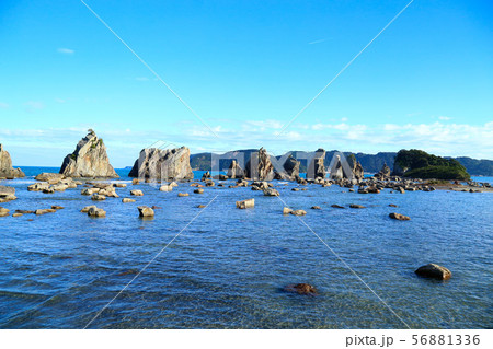 満潮の橋杭岩 満潮の橋杭岩 56881336