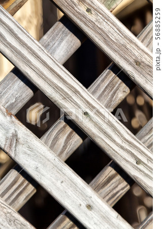 abstract texture background of a grid wood surface 56885259