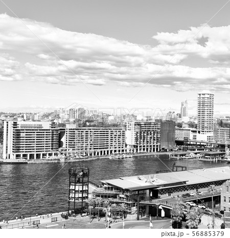 from the   bridge the office  and the skyline 56885379