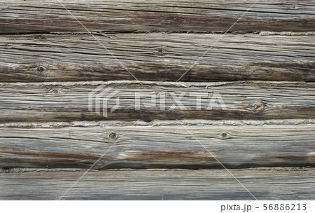 Texture of old wooden logs 56886213