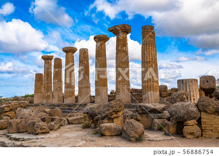 Temple of Heracles in the Valley of the Temples Temple of Heracles in the Valley of the Temples 56886754