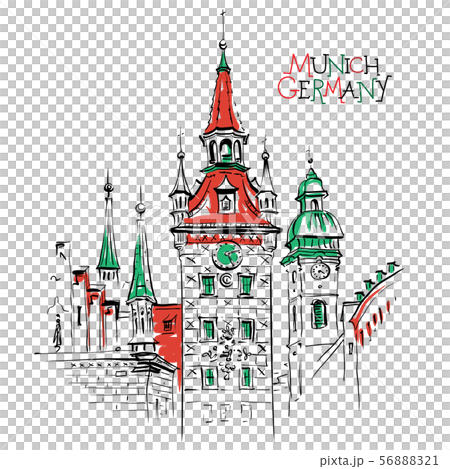 Old Town Hall in Munich, Germany Old Town Hall in Munich, Germany 56888321