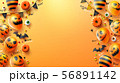 Happy Halloween trick or treat background 56891142