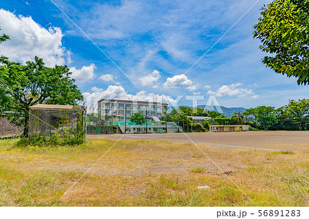 静岡県沼津市 長井崎中学校の写真素材 5612
