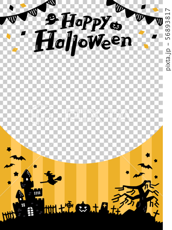Halloween Background Orange Stock Illustration
