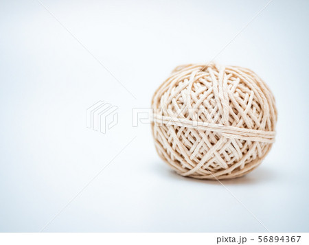wool ball on light grey background wool ball on light grey background 56894367