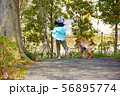 ゴールデンレトリバー＆子供 56895774