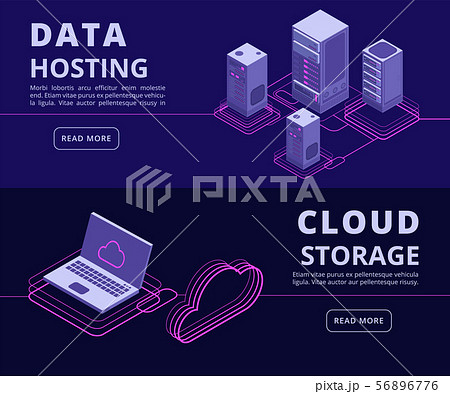 Personal data protection, hosting solutions, computer synchronization, data networking vector Personal data protection, hosting solutions, computer synchronization, data networking vector 56896776