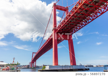 若戸大橋 福岡県北九州市(戸畑区 - 若松区間) 若戸大橋 福岡県北九州市(戸畑区 - 若松区間) 56897270