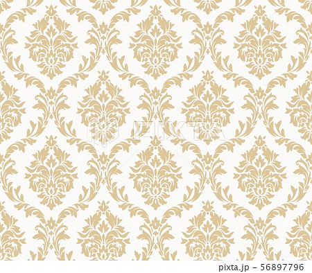 Vector seamless damask gold patterns 56897796