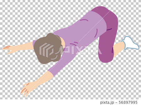 高齢者　健康　ストレッチ 56897995